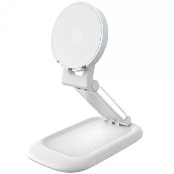 Magnetiline alus SODI BM-310 valge MagSafe — magnetiline telefonialus, ühildub MagSafe laadijatega
