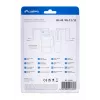PoE tester LANBERG NT-0402 — PoE võrgukaabli tester RJ-45/RJ-11 toega, LED-indikaatorid, toite LED, sisse/välja lüliti