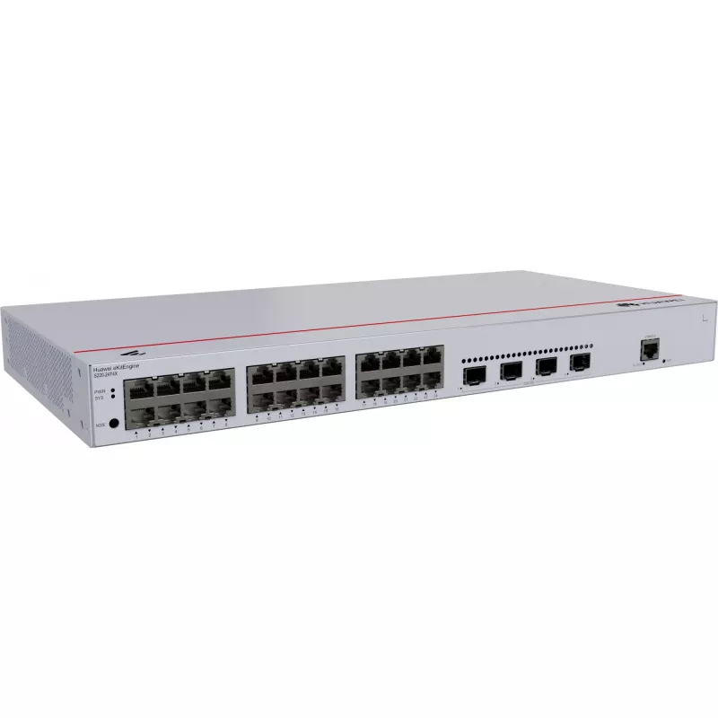 HUAWEI eKit S220 Series S220-24T4X hallatav L2 Gigabit Ethernet (10/100/1000) 1U hall
