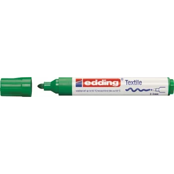 Edding 4500 basic tekstiilimarkerid (5 tk), eri värvides, 2–3 mm