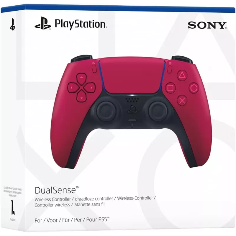 Gamepad Sony DualSense v3 Red — Bluetooth/USB, USB-C, sisseehitatud aku, PS5, 160×106×66 mm