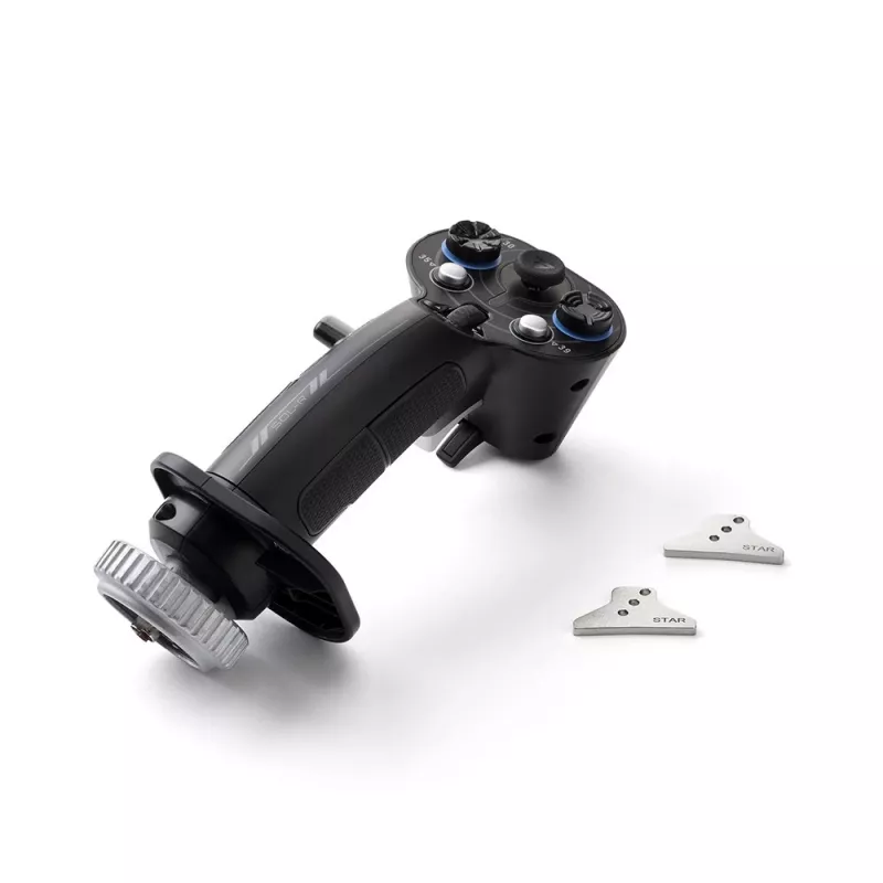 Lennukangi lisakäepide Thrustmaster Sol-R 3 AVA, Must, USB USB-C, analoog/digitaalne, PC, 75×115×200 mm