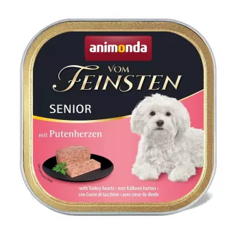 Märg koeratoit animonda ANIMONDA Vom Feinsten Moist Food Senior Turkey 150 g, gluteeni- ja sojavaba