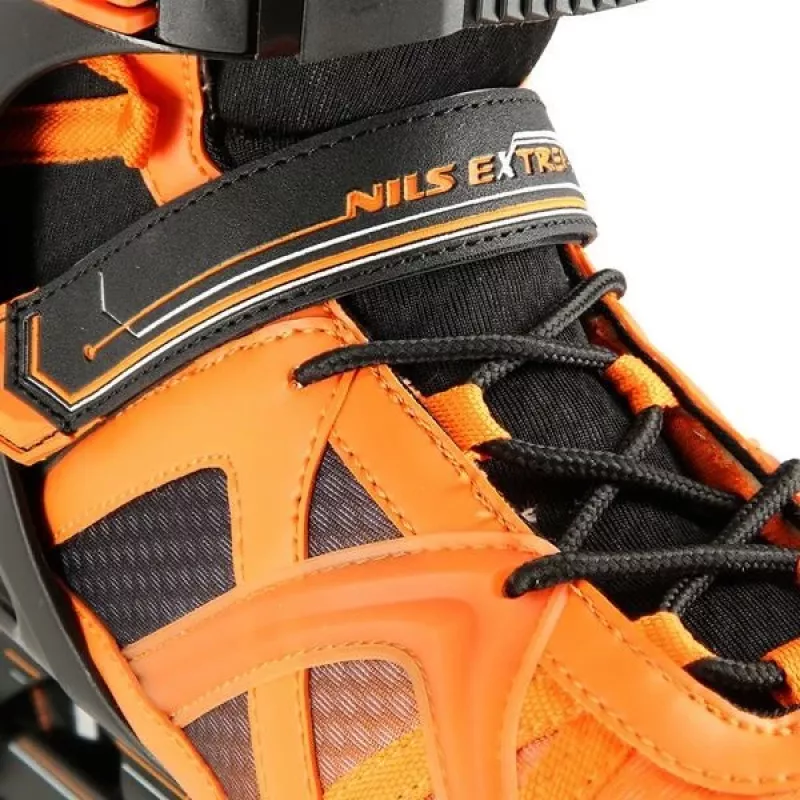 Rulluisud Nils Extreme NA14112 Must-oranž SIZE. 38
