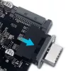 USB 3.0 adapter GrauGear GG 18025 — A-tüüpi emane pistik, 180° orientatsioon