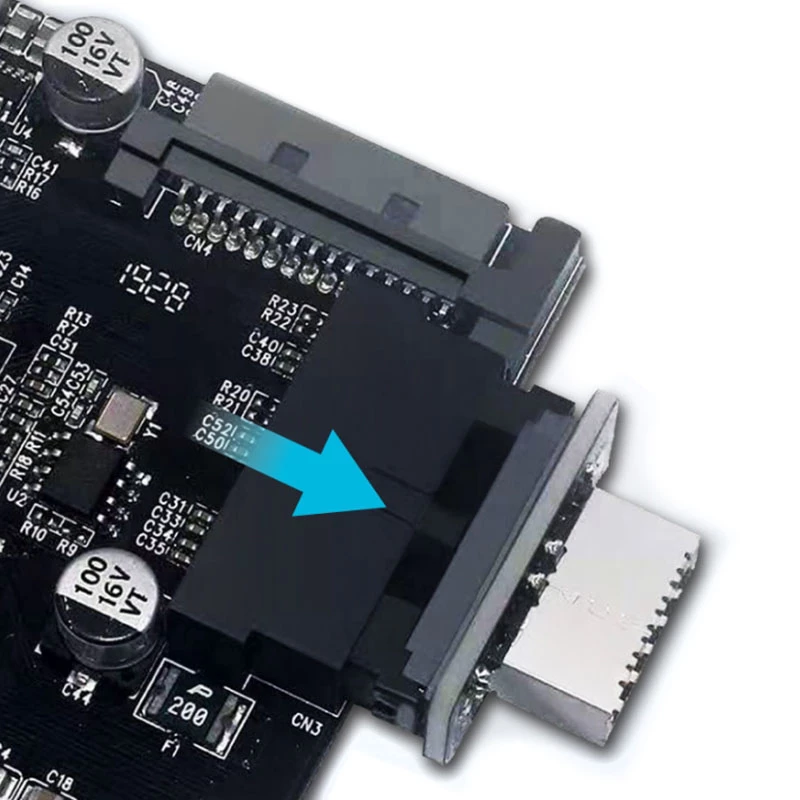 USB 3.0 adapter GrauGear GG 18025 — A-tüüpi emane pistik, 180° orientatsioon