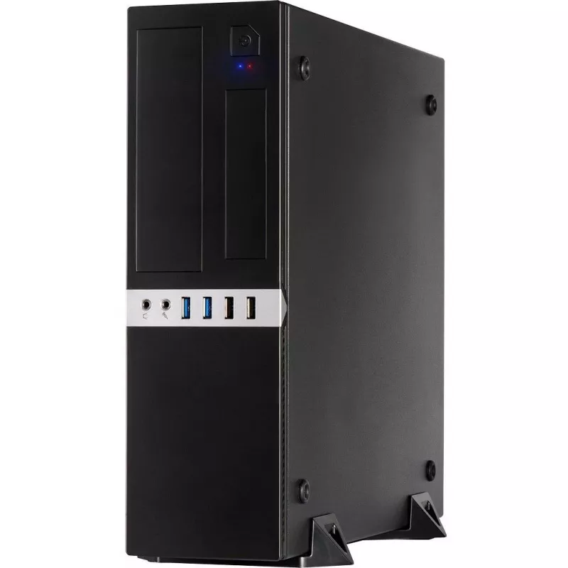 Inter-Tech IT-503 - SFF - Mini-ATX - toiteplokita (TFX12V) - mattmust - USB/Heli (88881270)