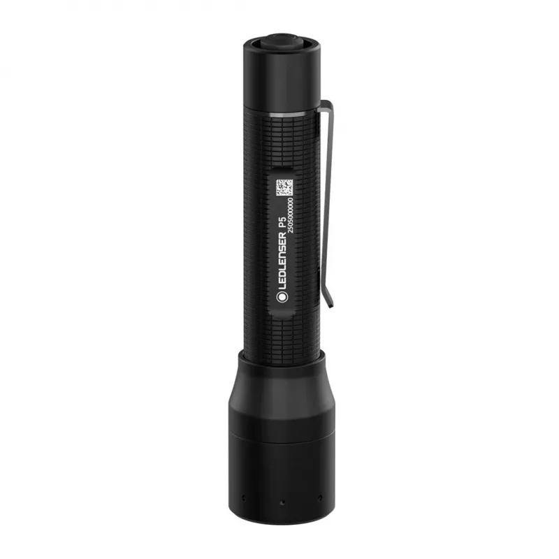 Käsilamp Ledlenser P5 Must, LED, 140 lm, AA aku, IP54, alumiinium, taskuklamber