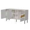 Kummut Cama Meble INSERTO 3D 143,5×40×80 cm — kašmiirviimistlus LED-ga