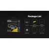 Nitecore HC70 UHE otsalamp, 1600 lm, 6 LED-i, IP68, USB-ga laetav, alumiinium, 172 g, must