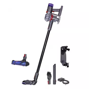 Dyson V8 Advanced 2-in-1 traadita tolmuimeja, aku, kuiv, ilma tolmukotita, nikkel, hõbe