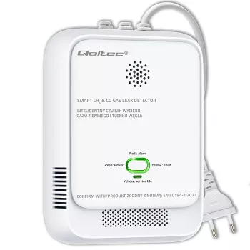 Gaasilekke ja süsinikmonooksiidi detektor LED