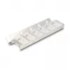Keystone hoidik 12-pordiline kallutatav 10-tollise ja 19-tollise raami/seinale paigaldamiseks, DELOCK 67040, metall/plast, hõbedane, 77×222×27 mm