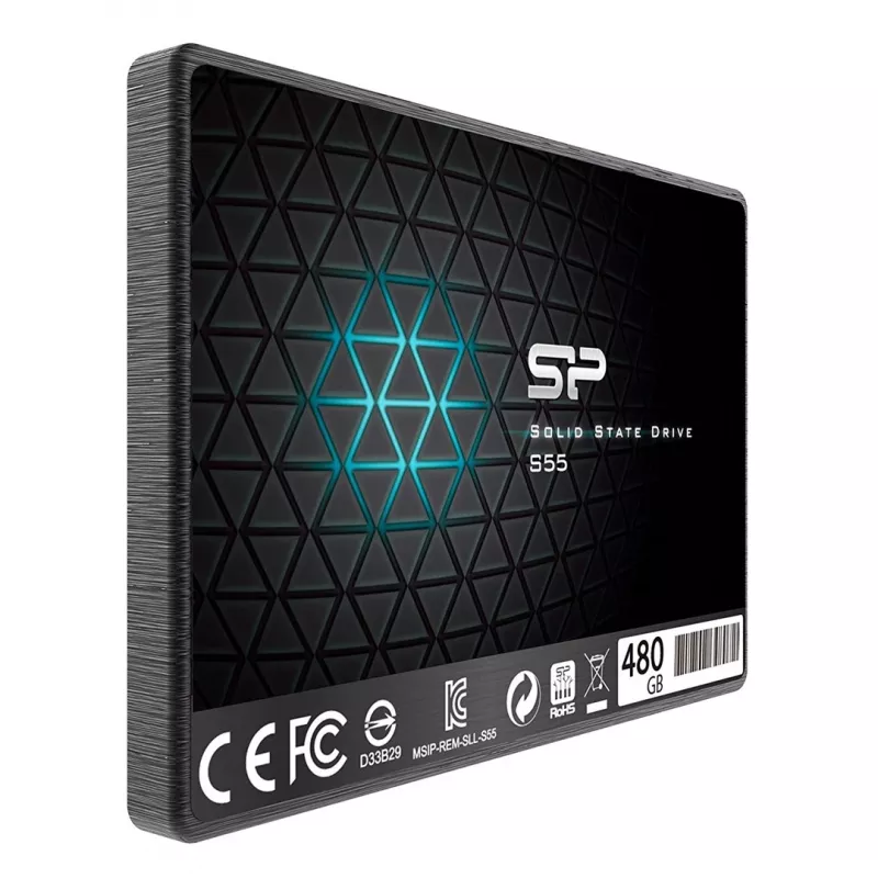 SSD-ketas Silicon Power õhuke S55 480GB 2.5 SATA III TLC