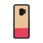 man and wood nutitelefoni ümbris Samsung Galaxy S9 jaoks — must mittevastav disain