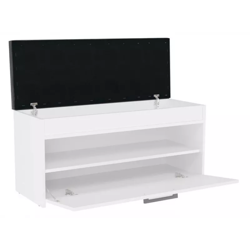 Topeshop PARMA SZAFKA BIEL shoe organizer Closed Valge