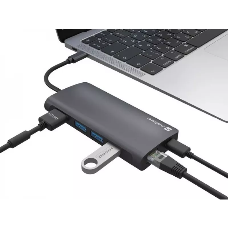 Dokkimisjaam NATEC NMP-2162 USB 3.2 Gen 1 USB-C Hall Juhtmega