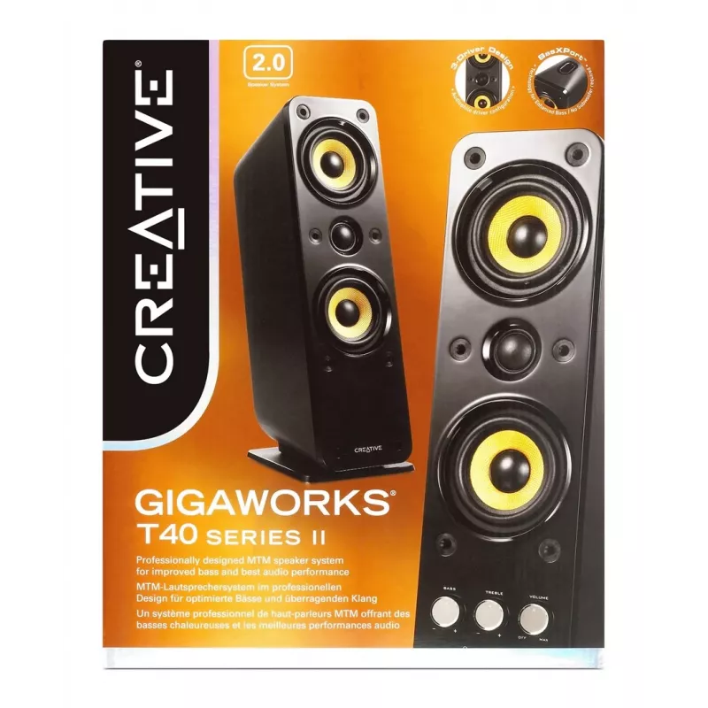 CREATIVE GigaWorks T40 Series II 2.0 tipptasemel kõlarid