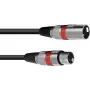 XLR-kaabel Omnitronic 3022045R — 1 x XLR-isane kuni 1 x XLR-emane, 1,5 m