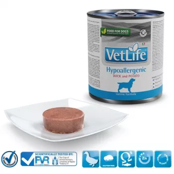 FARMINA Vet Life Diet KOER Hypoallergeenne part & kartul - märg koeratoit - 300 g