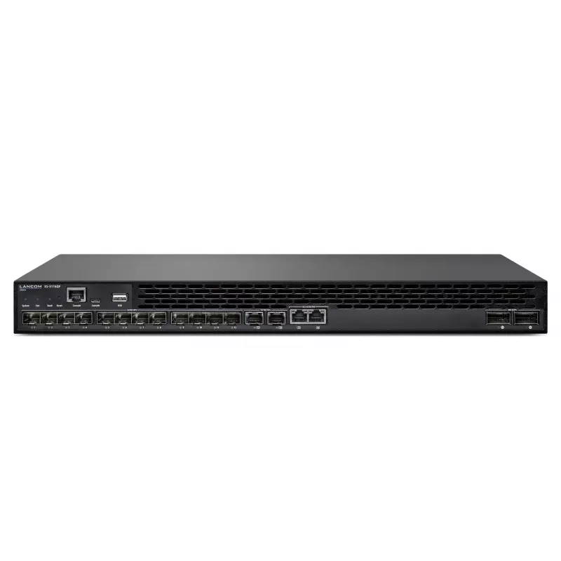 LANCOM XS-5116QF Hallatav L2/L3 10G Ethernet (100/1000/10000) 1U Must