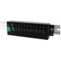 Exsys EX-1110HMVS - jaotur - 10 x USB 3,1 Gen 1 - DIN-liistule kinnitatav - DC (EX-1110HMVS)