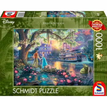 Thomas Kinkade Studios: Disney Dreams Collection - Die Prinzessin and der Frosch, pusle 1000 tükki