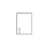 Isekleepuvad eemaldatavad sildid Avery Zweckform L4735REV-25, A4 (210 x 297 mm), 25 lehte, valge