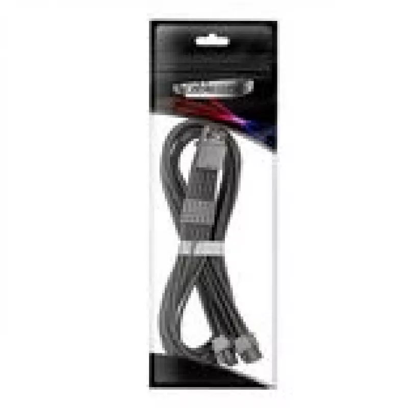 CableMod C-Series Pro ModMesh 16-pin kuni 2×8-pin varjestatud kaabel Corsair Type 4 ja 3 toiteallikatele, 60 cm, must