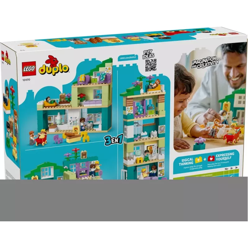 LEGO DUPLO 10470 3 in 1 Moodne peremaja koos kujunditega