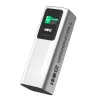 Kaasaskantav aku Green Cell PBGC25UD, 25200 mAh, Li‑Ion, 140 W koguvõimsus, 2× USB‑C + 1× USB‑A, OLED-ekraan, alumiiniumkorp