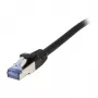 patch-kaabel RJ45 - CAT6A 500 MHz - 1,0 m - must - S-STP (S/FTP) - AWG27 - LSZH - Synergy 21