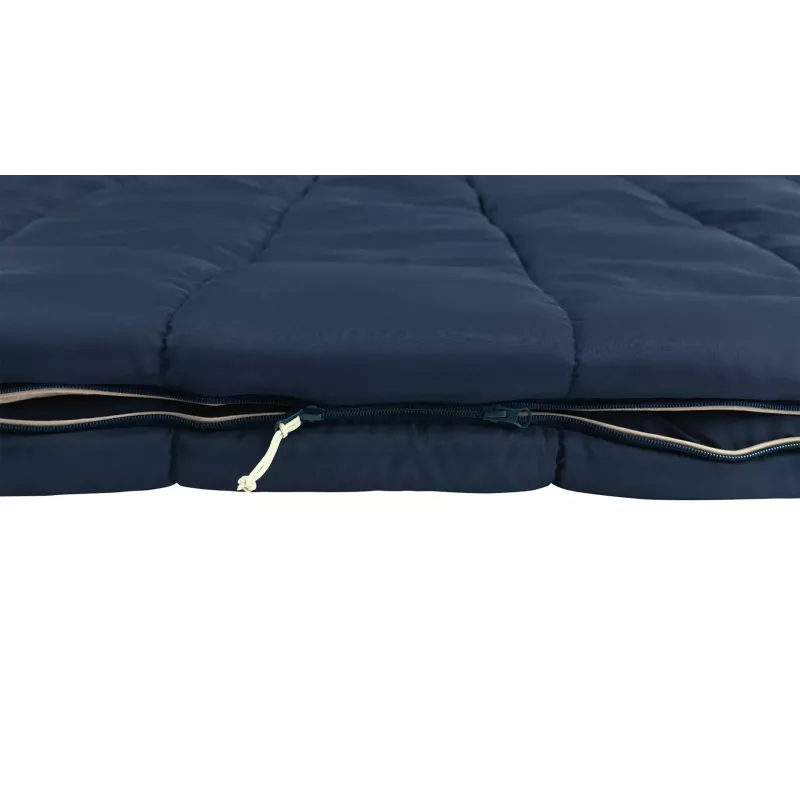 Magamiskott Outwell Contour Lux Double ristkülikukujuline polüester, 1450×2200 mm, maksimaalne kasutaja pikkus 190 cm, sinine