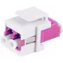 Keystone fiiberoptiline adapter ShiverPeaks LC-LC Duplex violetne, mudel 08-10203