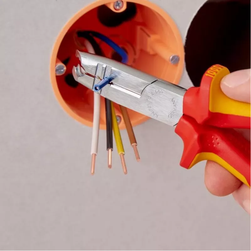 Knipex 13 46 165 kaablieemaldaja punane, kollane