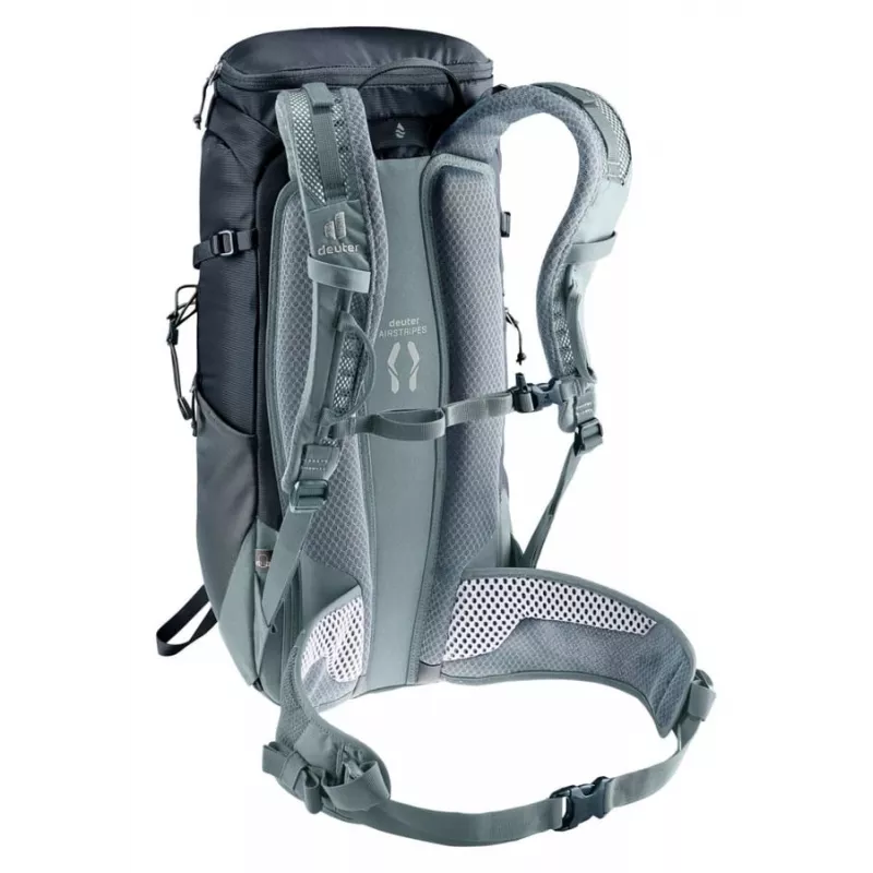 Seljakott DEUTER Trail 18 I — päevakott, 18 L, must/põlevkivihall