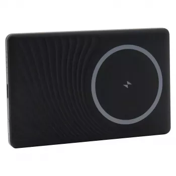 Akupank RealPower PB-5000 MAG 5000 mAh, juhtmevaba laadimine, USB-C, 20 W, Must