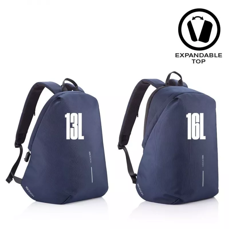 Igapäevane seljakott XDDESIGN Bobby Soft 15,6-tollise sülearvutipesaga, 16 l, tumesinine, PET