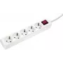 Pikendusjuhe AS Schwabe 35011 — 1,4 m kaabel, 5 vahelduvvoolupesa, siseruumidesse IP20, 230 V, valge