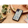 Nutitelefoni ümbris man and wood iPhone 11 Pro jaoks — sinine kolmnurk mustal taustal, kaitsev kõva kest