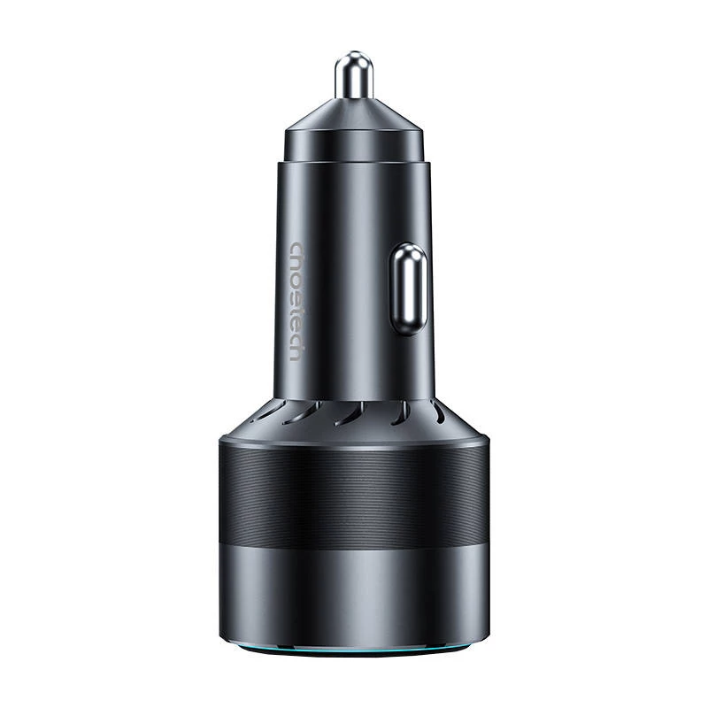 Choetech TC0011 auto laadija 130W 2x USB C 1x USB A (must)