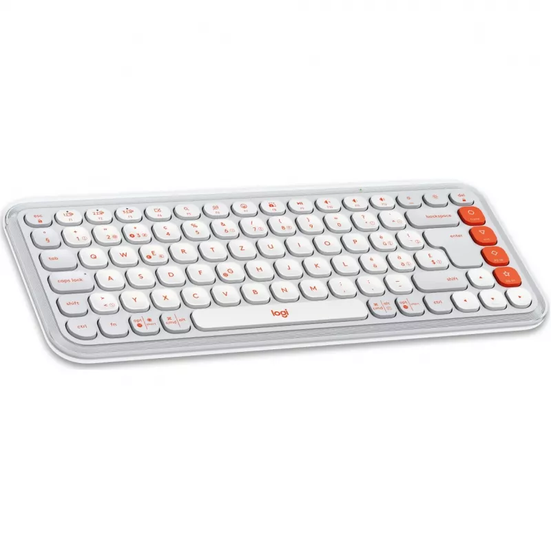 Logitech POP Icon Combo Bluetooth QWERTZ Swiss hiir ja klaviatuur oranž valge