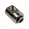 EK Water Blocks EK-Torque adapter 90 kraadi G1/4 tolli AG G1/4 tolli IG-le - pööratav, niklihõbedane