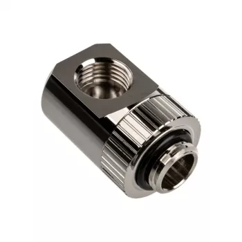 EK Water Blocks EK-Torque adapter 90 kraadi G1/4 tolli AG G1/4 tolli IG-le - pööratav, niklihõbedane