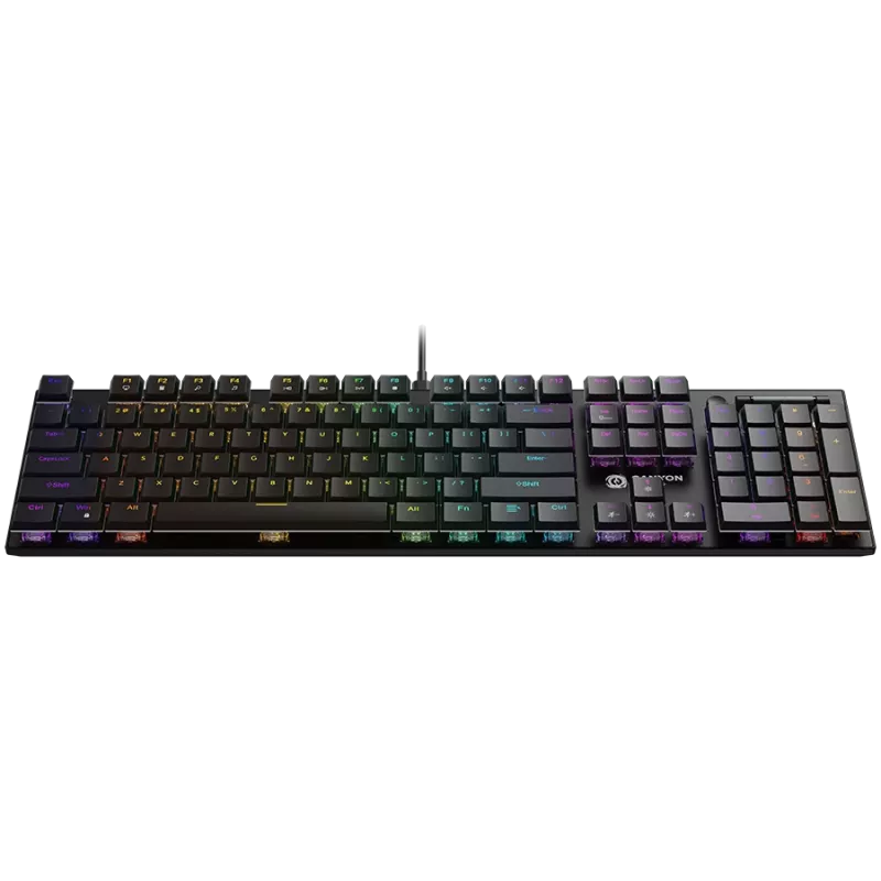 CANYON klaviatuur Cometstrike GK-55 EN/RU Juhtmega