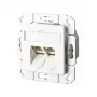 METZ CONNECT BTR E-DAT C6 8/8(8) UPk – Ühenduspesa, süvistatav – RJ-45 X 2 – puhasvalge, RAL 9010 – 2 porti (1307381102-I)
