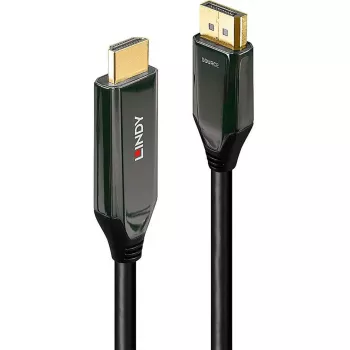 Lindy 3m Active DisplayPort 1.4 to HDMI 8K60 kaabel, 3 m, DisplayPort, HDMI, Male, Male, sirge
