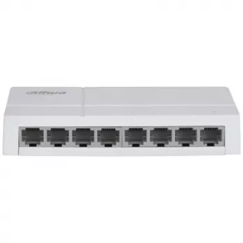 Võrgulüliti DAHUA SG1008L-EUR L2 8-pordiline, 8x RJ45 Etherneti porti, Layer 2 hallatav