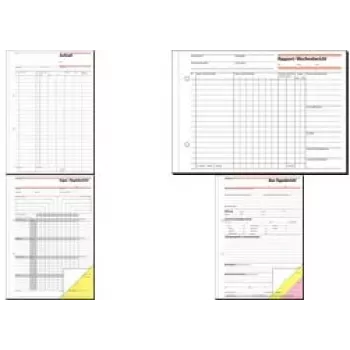 Notebook Sigel Measurement Book A4 50 sheets SD069 — ruudustik ja mõõtmislehed tehnilisteks märkmeteks