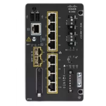 Hallatav lüliti Cisco Catalyst IE3400 L2 8x Gigabit Ethernet 3x USB